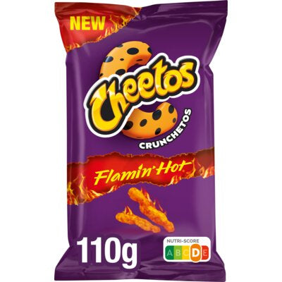 Cheetos flamin hot crunchetos