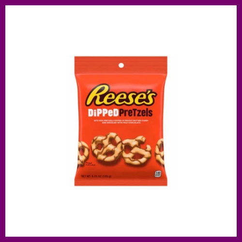 Reeses dip pretzl